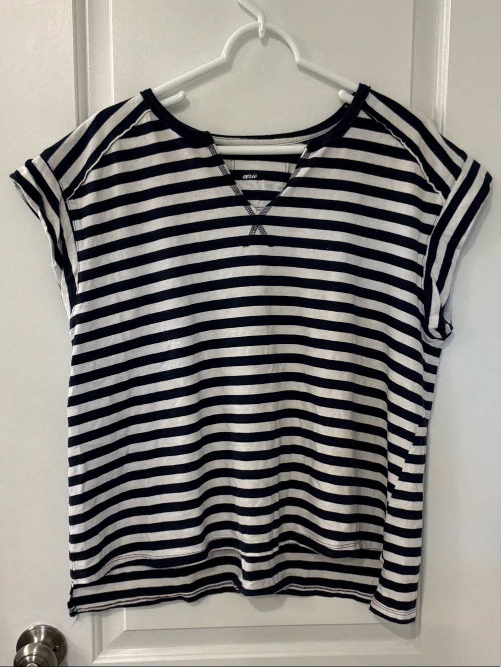 Aerie Summer Breeze Notch Neck T-shirt